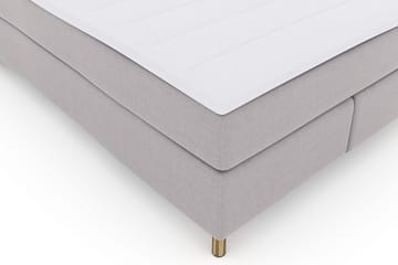 Select No 3 Komplett Sängpaket 140x200 Fast - Ljusgrå/Koppar - Products - Möbler - Säng - Kontinentalsäng