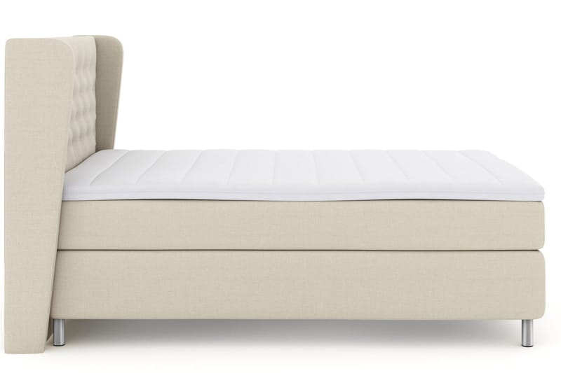 Select No 3 Komplett Sängpaket 160x200 Fast - Beige/Metall - Products - Möbler - Säng - Kontinentalsäng