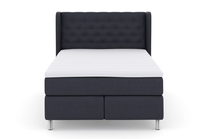 Select No 3 Komplett Sängpaket 160x200 Fast - Blå/Metall - Products - Möbler - Säng - Kontinentalsäng