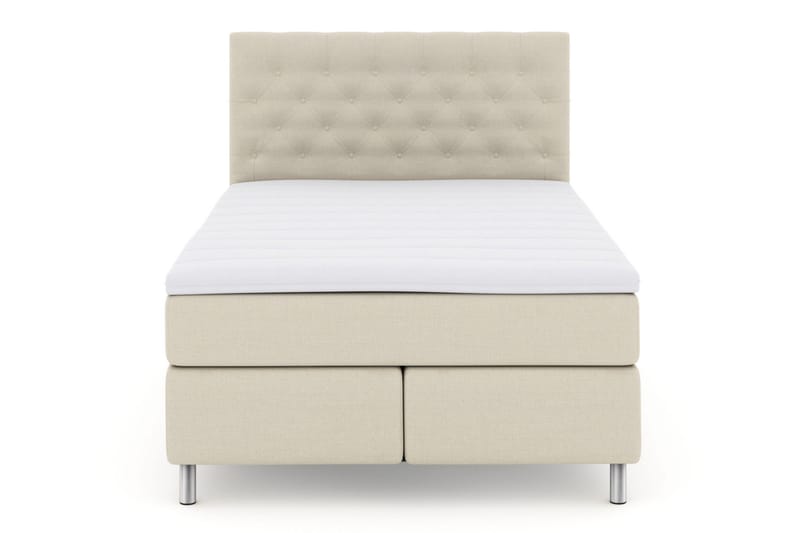 Select No 3 Komplett Sängpaket 160x200 Fast/Medium - Beige/Metall - Products - Möbler - Säng - Kontinentalsäng