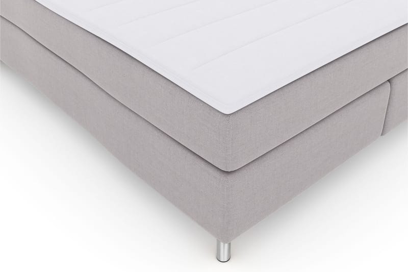 Select No 3 Komplett Sängpaket 160x200 Fast/Medium - Ljusgrå/Metall - Products - Möbler - Säng - Kontinentalsäng