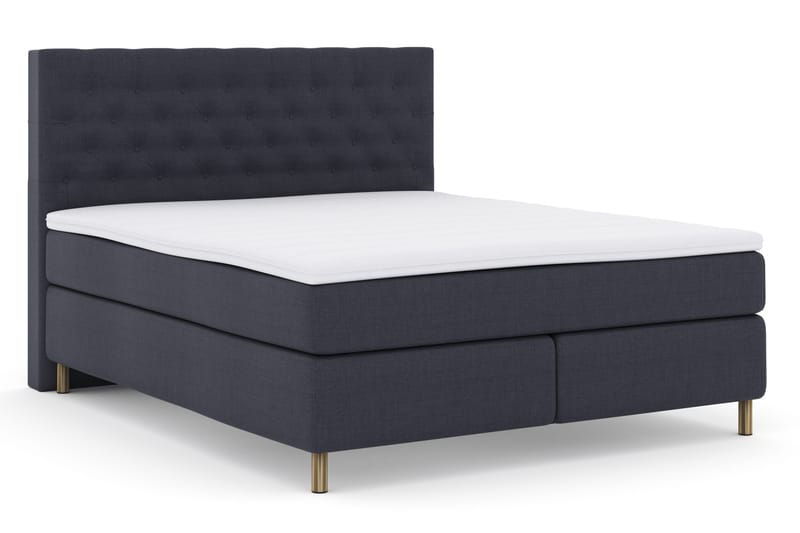Select No 3 Komplett Sängpaket 180x200 Fast - Blå/Koppar - Products - Möbler - Säng - Kontinentalsäng