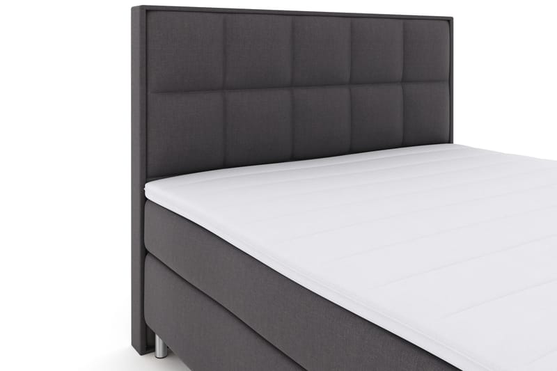 Select No 3 Komplett Sängpaket 180x200 Fast - Mörkgrå/Metall - Products - Möbler - Säng - Kontinentalsäng