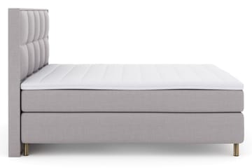 Select No 3 Komplett Sängpaket 210x210 Medium - Ljusgrå/Koppar - Products - Möbler - Säng - Kontinentalsäng