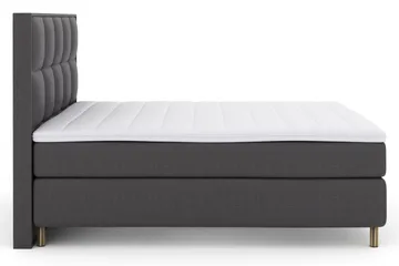 Select No 3 Komplett Sängpaket 210x210 Medium - Mörkgrå/Koppar - Products - Möbler - Säng - Kontinentalsäng