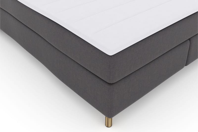 Select No 3 Komplett Sängpaket 210x210 Medium - Mörkgrå/Koppar - Products - Möbler - Säng - Kontinentalsäng