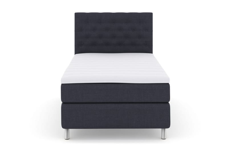 Select No 3 Kontinentalsäng 120x200 Fast, Blå/Metall