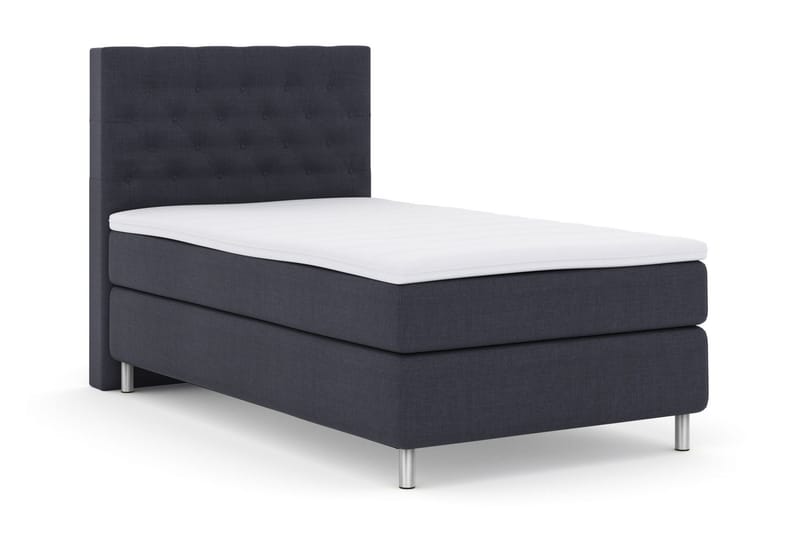 Select No 3 Kontinentalsäng 120x200 Fast - Blå/Metall - Products - Möbler - Säng - Enkelsäng