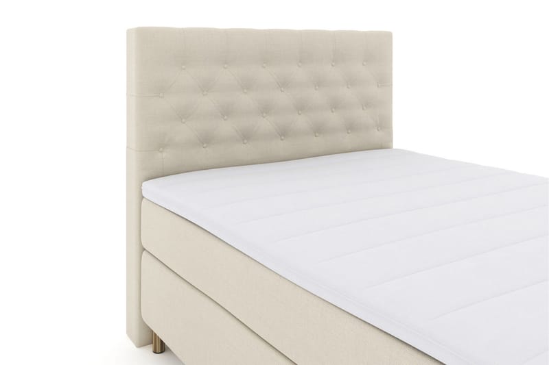 Select No 3 Kontinentalsäng 140x200 Fast - Beige/Koppar - Products - Möbler - Säng - Kontinentalsäng