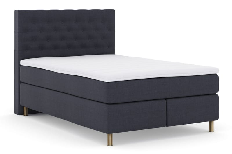 Select No 3 Kontinentalsäng 140x200 Fast - Blå/Koppar - Products - Möbler - Säng - Kontinentalsäng