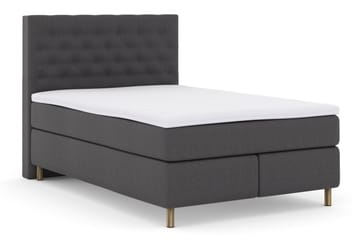 Select No 3 Kontinentalsäng 140x200 Fast - Mörkgrå/Koppar - Products - Möbler - Säng - Kontinentalsäng