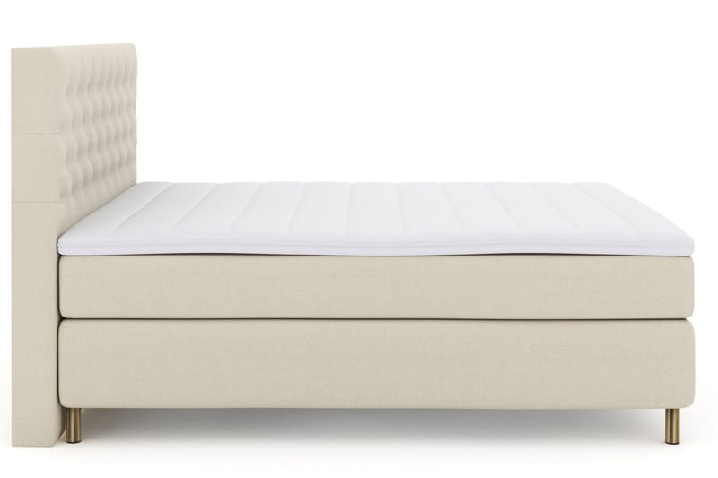 Select No 3 Kontinentalsäng 180x200 Fast - Beige/Koppar - Products - Möbler - Säng - Kontinentalsäng