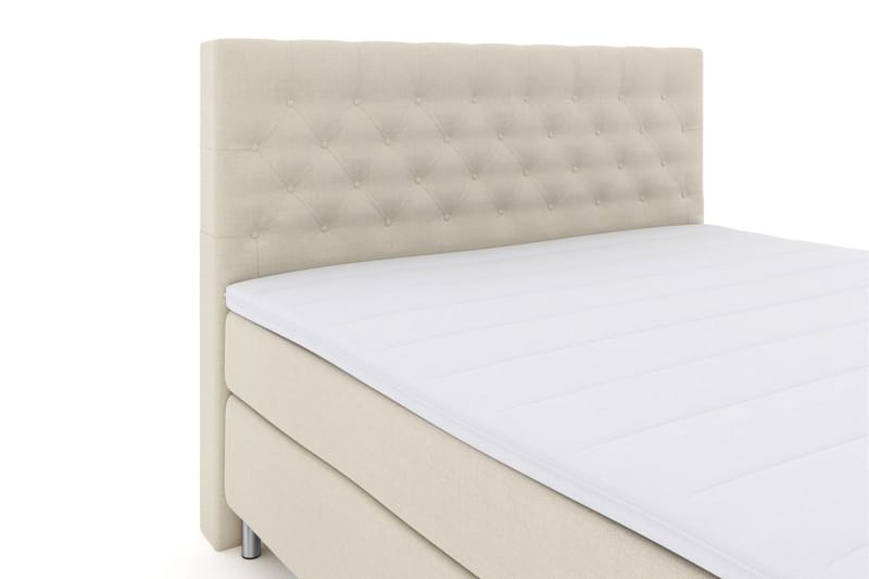 Select No 3 Kontinentalsäng 180x200 Medium - Beige/Metall - Products - Möbler - Säng - Kontinentalsäng