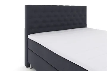 Select No 3 Kontinentalsäng 180x200 Medium - Blå/Metall - Products - Möbler - Säng - Kontinentalsäng