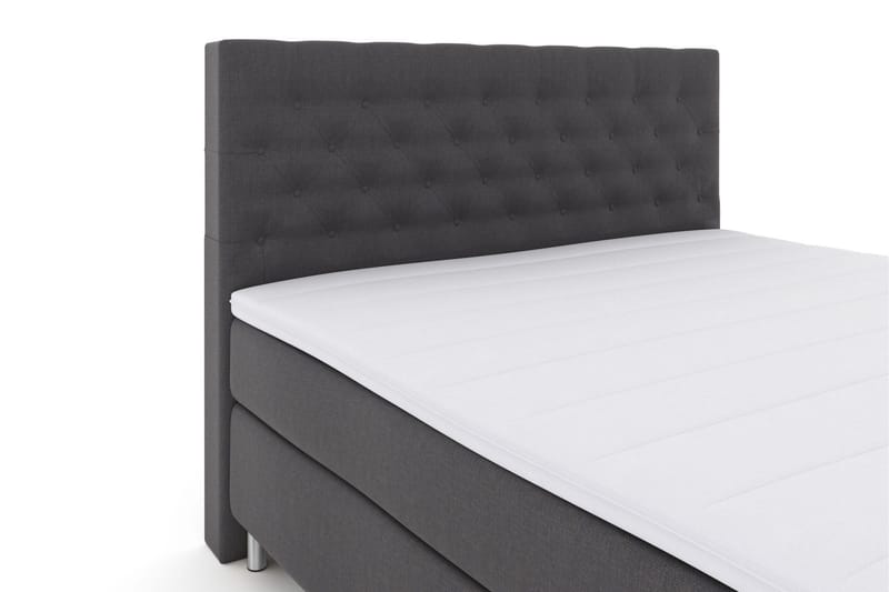 Select No 3 Kontinentalsäng 180x200 Medium - Mörkgrå/Metall - Products - Möbler - Säng - Kontinentalsäng