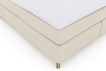 Select No 3 Kontinentalsäng 210x210 Fast/Medium - Beige/Koppar - Products - Möbler - Säng - Kontinentalsäng