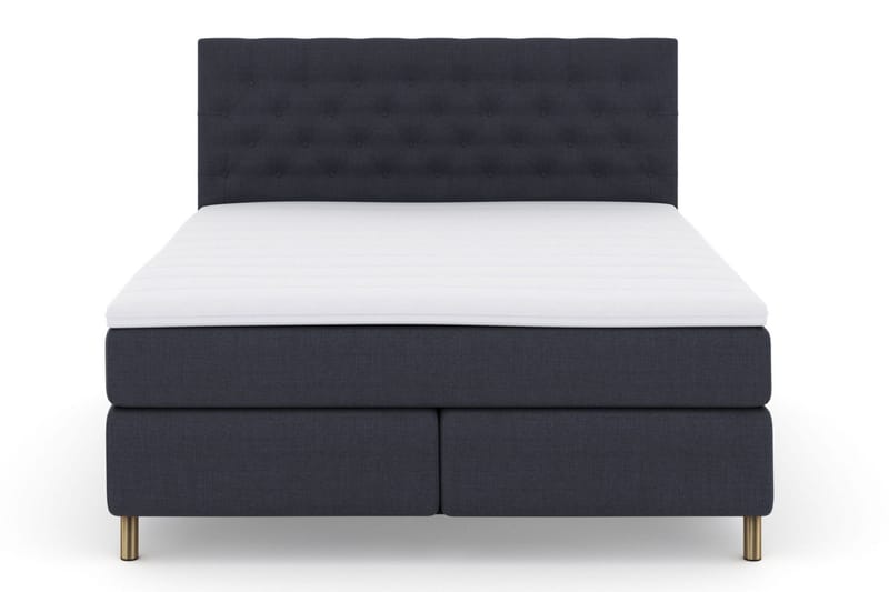 Select No 3 Kontinentalsäng 210x210 Fast/Medium - Blå/Koppar - Products - Möbler - Säng - Kontinentalsäng