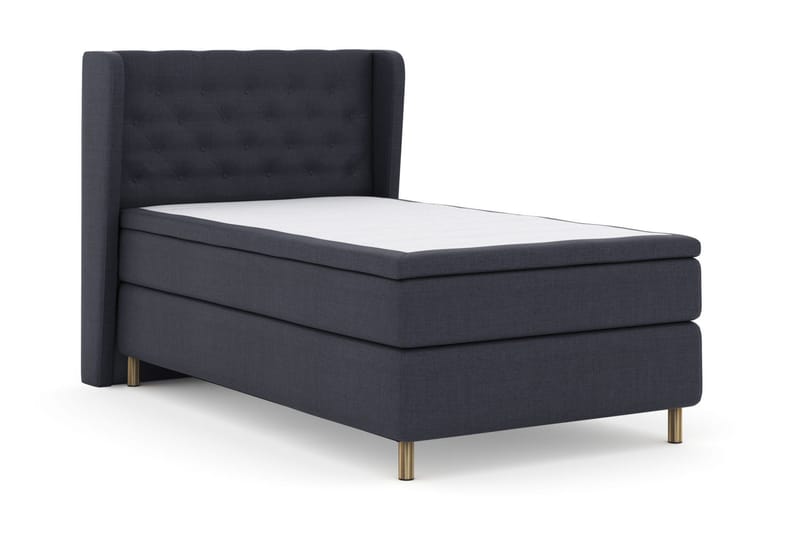 Select No 4 Komplett Sängpaket 120x200 Medium - Blå/Koppar - Products - Möbler - Säng - Enkelsäng