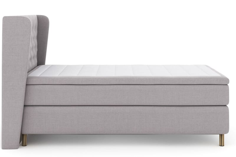 Select No 4 Komplett Sängpaket 120x200 Medium - Ljusgrå/Koppar - Products - Möbler - Säng - Enkelsäng