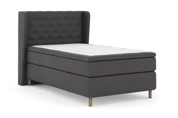 Select No 4 Komplett Sängpaket 120x200 Medium - Mörkgrå/Koppar - Products - Möbler - Säng - Enkelsäng