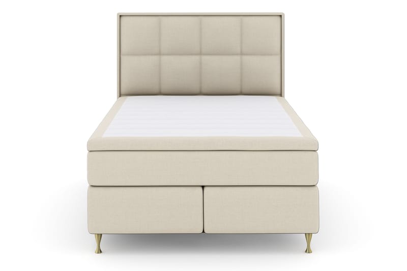 Select No 4 Komplett Sängpaket 140x200 Fast - Beige/Guld - Products - Möbler - Säng - Kontinentalsäng