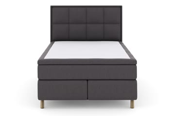 Select No 4 Komplett Sängpaket 140x200 Fast - Mörkgrå/Koppar - Products - Möbler - Säng - Kontinentalsäng