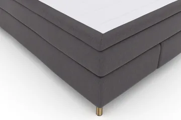 Select No 4 Komplett Sängpaket 140x200 Fast - Mörkgrå/Koppar - Products - Möbler - Säng - Kontinentalsäng