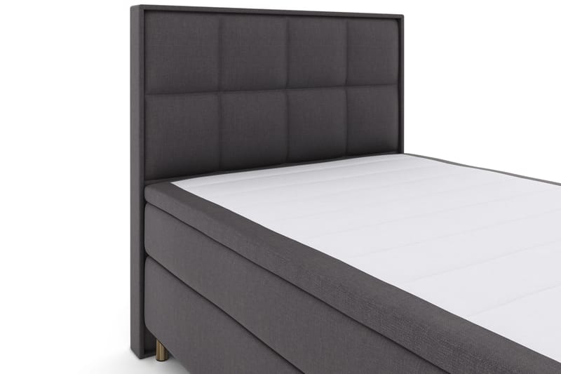 Select No 4 Komplett Sängpaket 140x200 Fast - Mörkgrå/Koppar - Products - Möbler - Säng - Kontinentalsäng