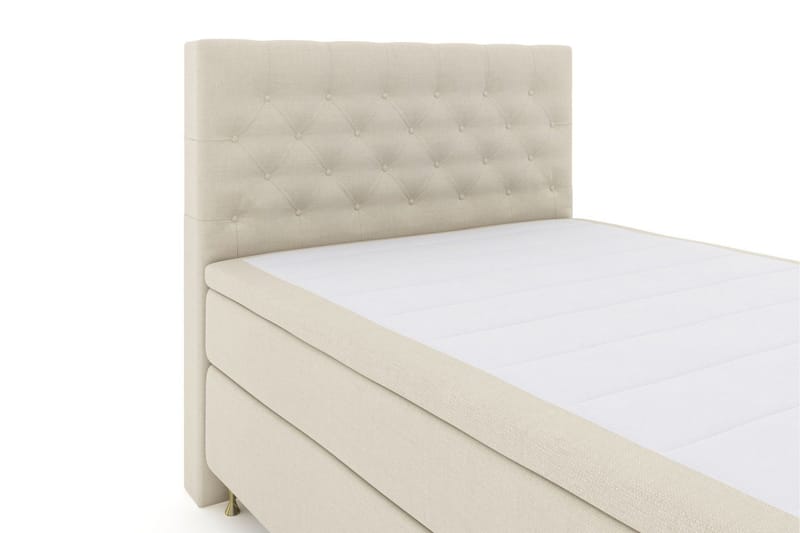 Select No 4 Komplett Sängpaket 140x200 Fast/Medium - Beige/Guld - Products - Möbler - Säng - Kontinentalsäng