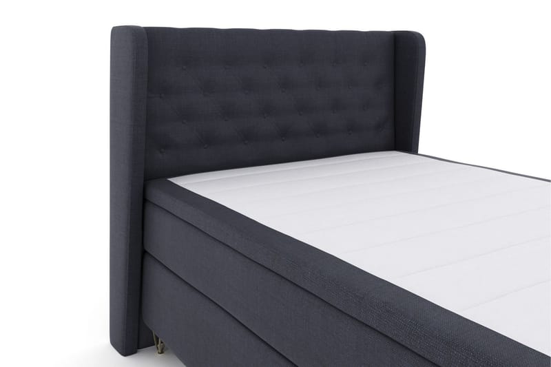 Select No 4 Komplett Sängpaket 140x200 Fast/Medium - Blå/Metall V-form - Products - Möbler - Säng - Kontinentalsäng