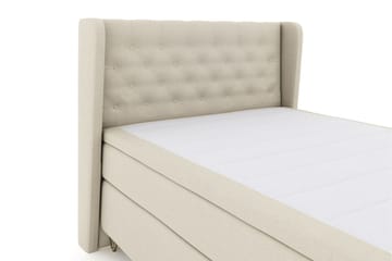 Select No 4 Komplett Sängpaket 140x200 Medium - Beige/Metall V-form - Products - Möbler - Säng - Kontinentalsäng