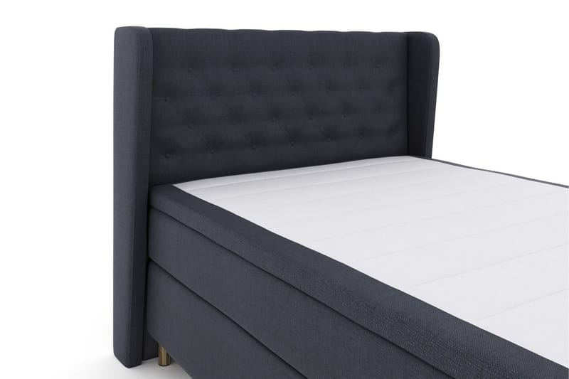 Select No 4 Komplett Sängpaket 140x200 Medium - Blå/Metall - Products - Möbler - Säng - Kontinentalsäng