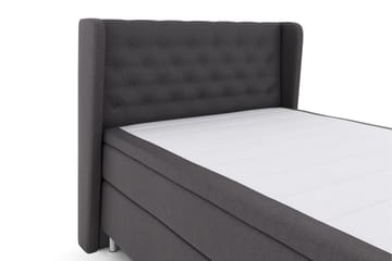 Select No 4 Komplett Sängpaket 140x200 Medium - Mörkgrå/Metall - Products - Möbler - Säng - Kontinentalsäng