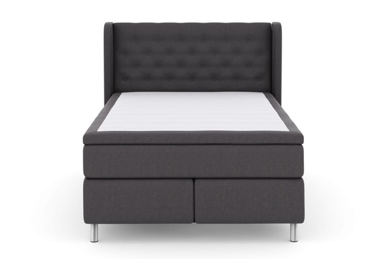 Select No 4 Komplett Sängpaket 140x200 Medium - Mörkgrå/Metall - Products - Möbler - Säng - Kontinentalsäng