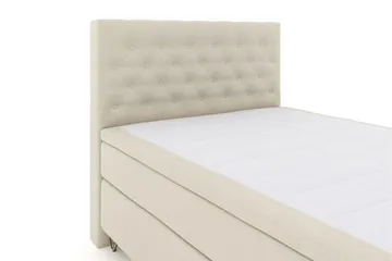 Select No 4 Komplett Sängpaket 160x200 Fast - Beige/Metall V-form - Products - Möbler - Säng - Kontinentalsäng