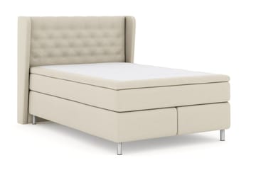 Select No 4 Komplett Sängpaket 160x200 Medium - Beige/Metall - Products - Möbler - Säng - Kontinentalsäng
