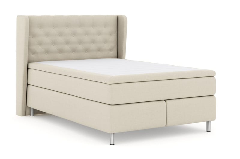 Select No 4 Komplett Sängpaket 160x200 Medium - Beige/Metall - Products - Möbler - Säng - Kontinentalsäng