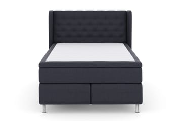 Select No 4 Komplett Sängpaket 160x200 Medium - Blå/Metall - Products - Möbler - Säng - Kontinentalsäng
