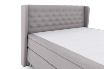 Select No 4 Komplett Sängpaket 160x200 Medium - Ljusgrå/Metall - Products - Möbler - Säng - Kontinentalsäng