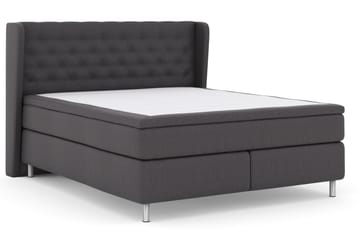 Select No 4 Komplett Sängpaket 160x200 Medium - Mörkgrå/Metall - Products - Möbler - Säng - Kontinentalsäng