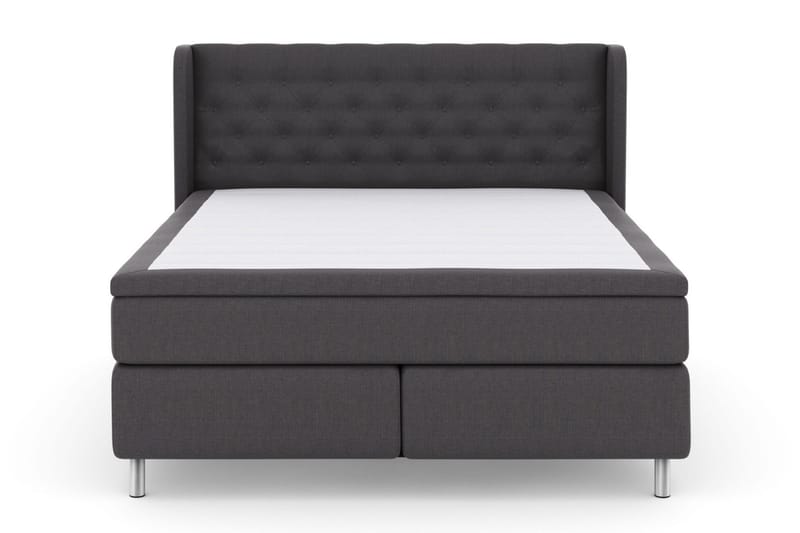 Select No 4 Komplett Sängpaket 160x200 Medium - Mörkgrå/Metall - Products - Möbler - Säng - Kontinentalsäng