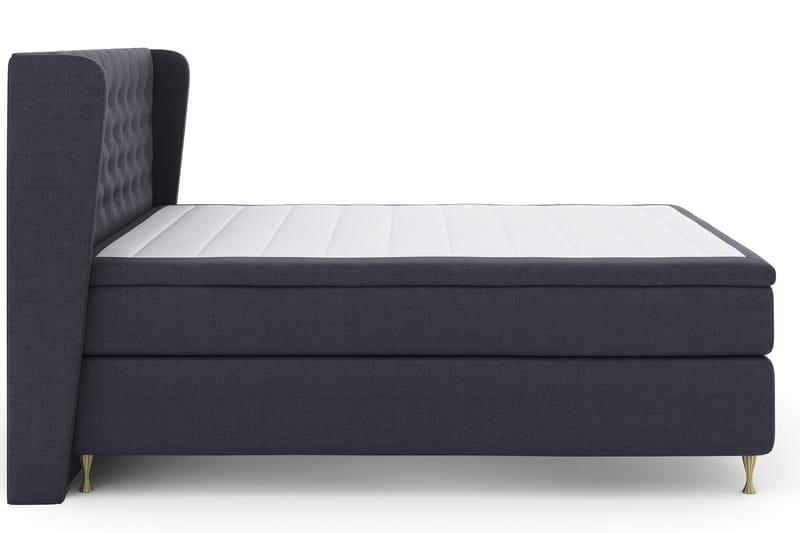 Select No 4 Komplett Sängpaket 180x200 Fast - Blå/Guld - Products - Möbler - Säng - Kontinentalsäng