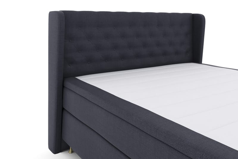 Select No 4 Komplett Sängpaket 180x200 Fast - Blå/Guld - Products - Möbler - Säng - Kontinentalsäng