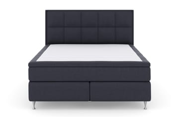 Select No 4 Komplett Sängpaket 180x200 Fast, Blå/Silver