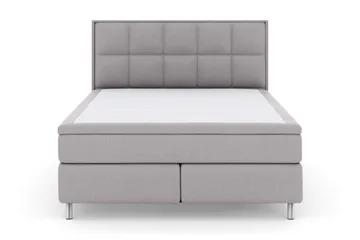 Select Rutig Sänggavel 180 cm - Ljusgrå