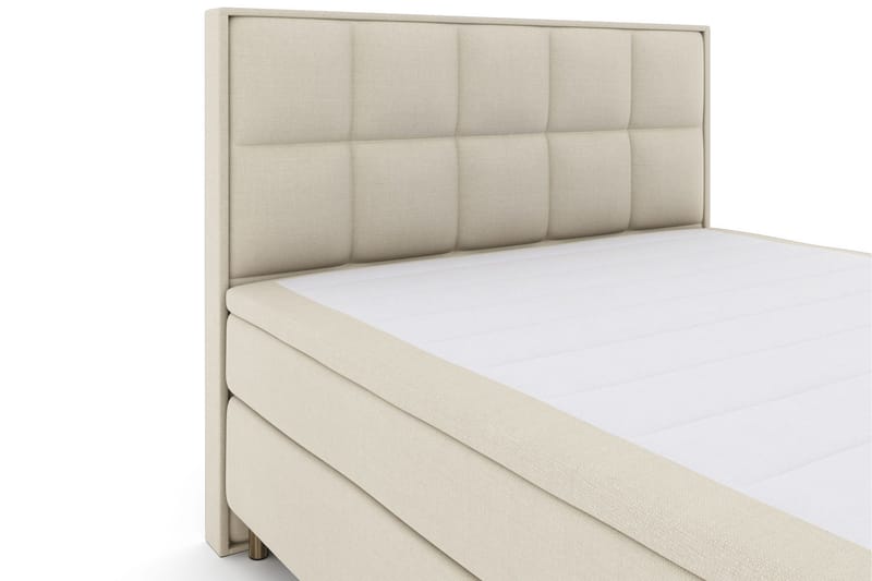 Select No 4 Komplett Sängpaket 180x200 Fast/Medium - Beige/Koppar - Products - Möbler - Säng - Kontinentalsäng
