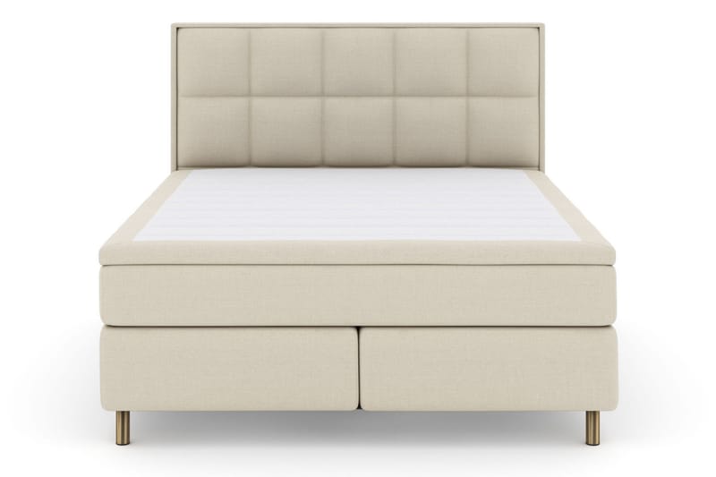 Select No 4 Komplett Sängpaket 180x200 Fast/Medium - Beige/Koppar - Products - Möbler - Säng - Kontinentalsäng