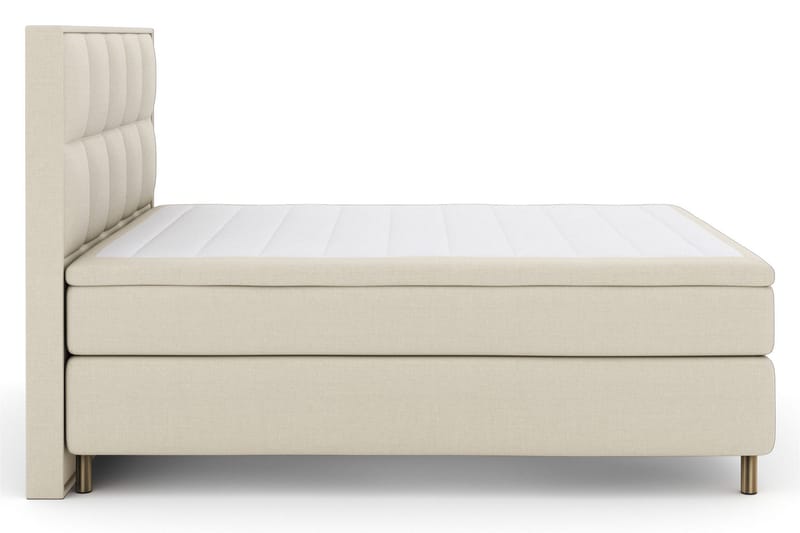 Select No 4 Komplett Sängpaket 180x200 Fast/Medium - Beige/Koppar - Products - Möbler - Säng - Kontinentalsäng