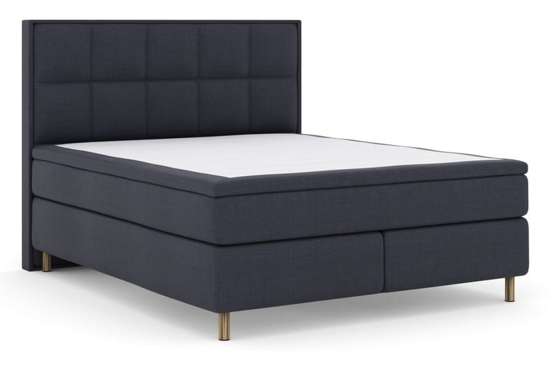 Select No 4 Komplett Sängpaket 180x200 Fast/Medium - Blå/Koppar - Products - Möbler - Säng - Kontinentalsäng