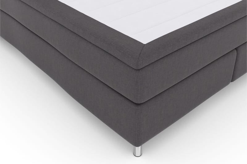 Select No 4 Komplett Sängpaket 180x200 Fast/Medium - Mörkgrå/Metall - Products - Möbler - Säng - Kontinentalsäng